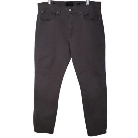 𝅺lucky Brand Sateen Preppy Office City Night Out Stretch 121 Slim Pants - Men's - Picture 6 of 13